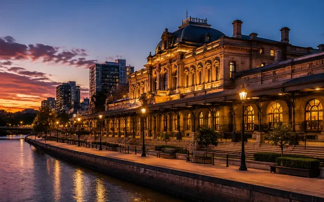 SkyCity Adelaide's restored railway-station facade