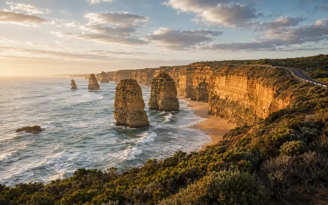 The Twelve Apostles along Victoria's Great Ocean Road