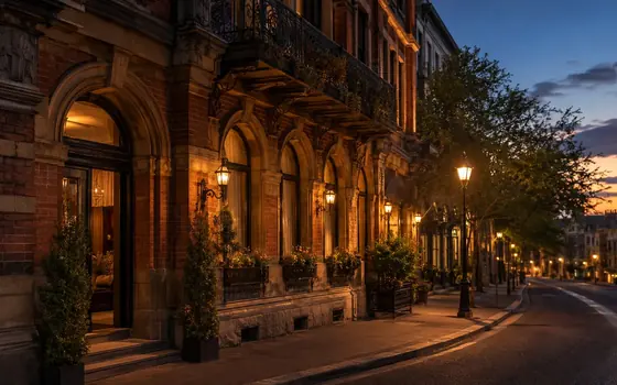 Boutique and heritage hotel frontage in Australia